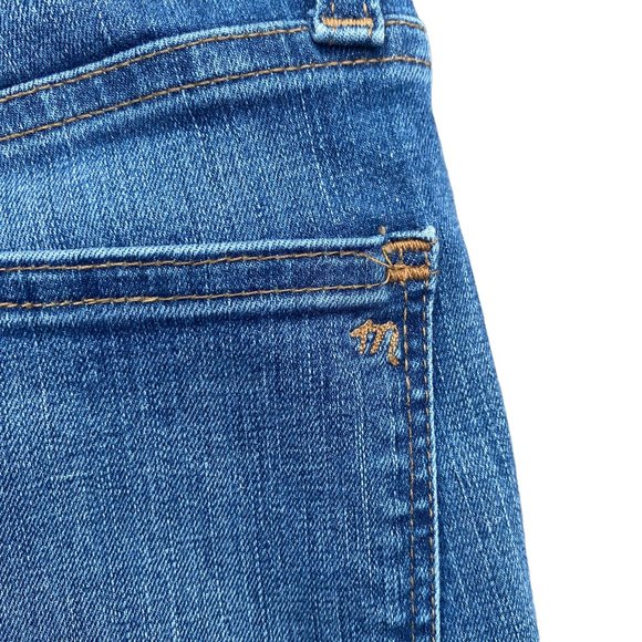 Madewell Women's 10" High-Rise Drop Step Hem Edition Distressed Skinny Jeans-25 - Picture 12 of 15